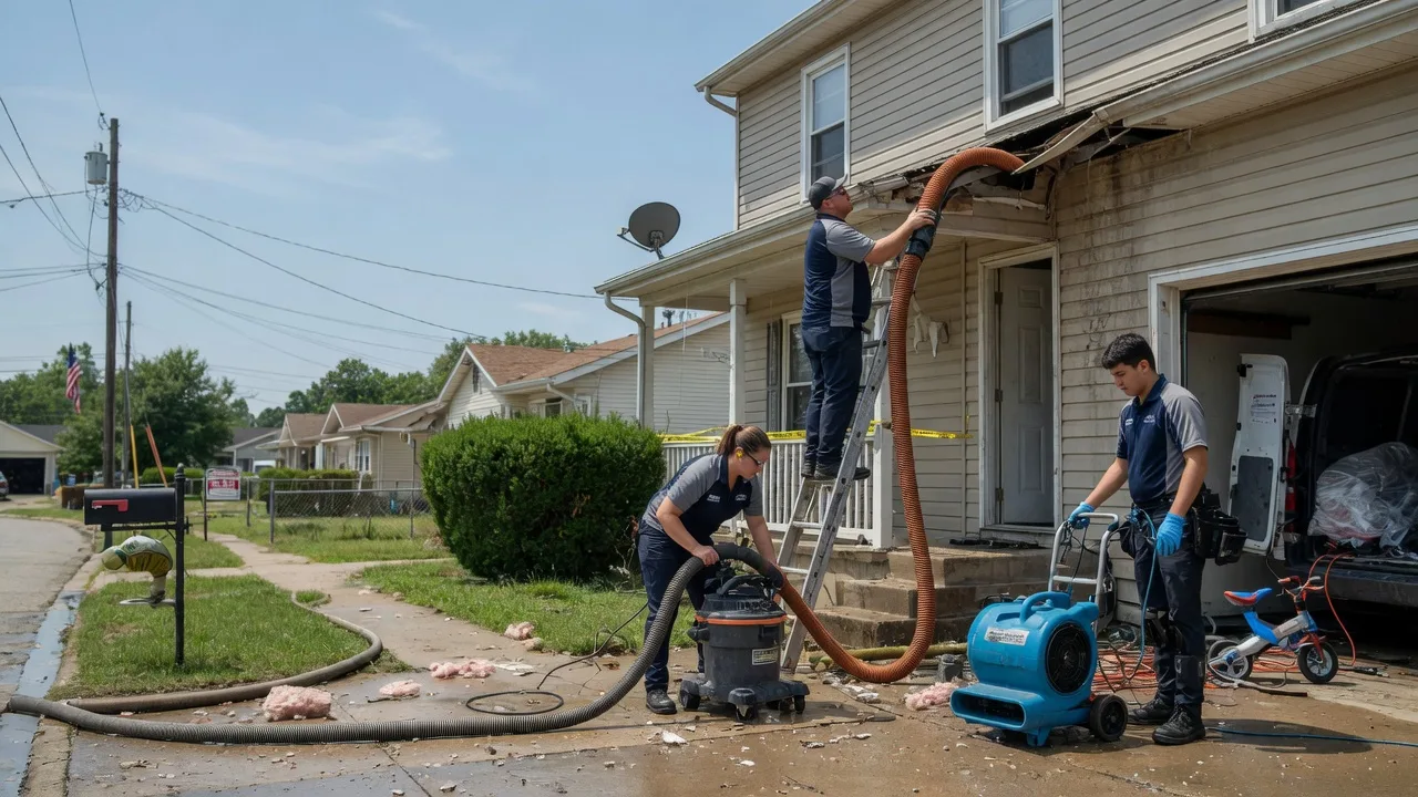 Water Damage Restoration in Morton, IL near me